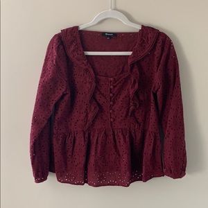 Madewell Eyelet Blouse